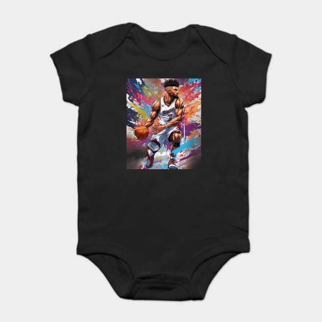 new york basketball Baby Bodysuit by animegirlnft